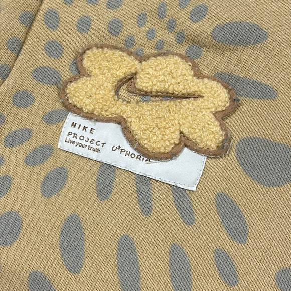 Nike Project Uphoria Bohemian Wide Leg Fleece Sweatpants DZ3116 Khaki Sweats XS - Picture 3 of 8